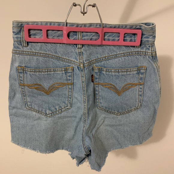 High Waisted Jean Shorts - Picture 3 of 5